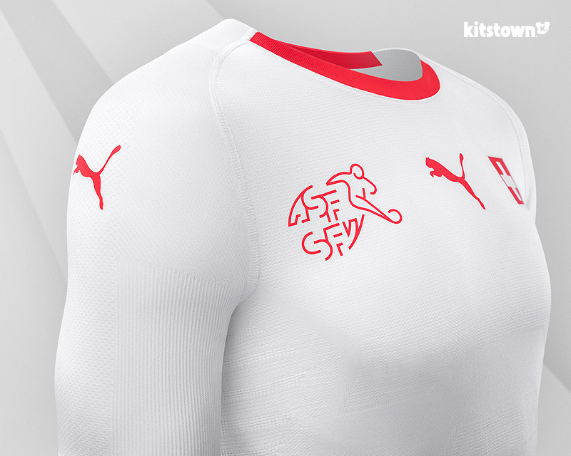 Seleção Suíça 2018 temporada home Camisolas